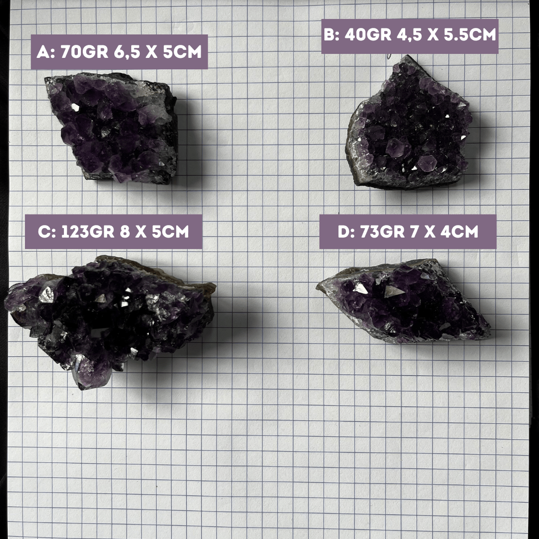 Ametista Drusa Naturale – Pietra della Spiritualità - Zen Home