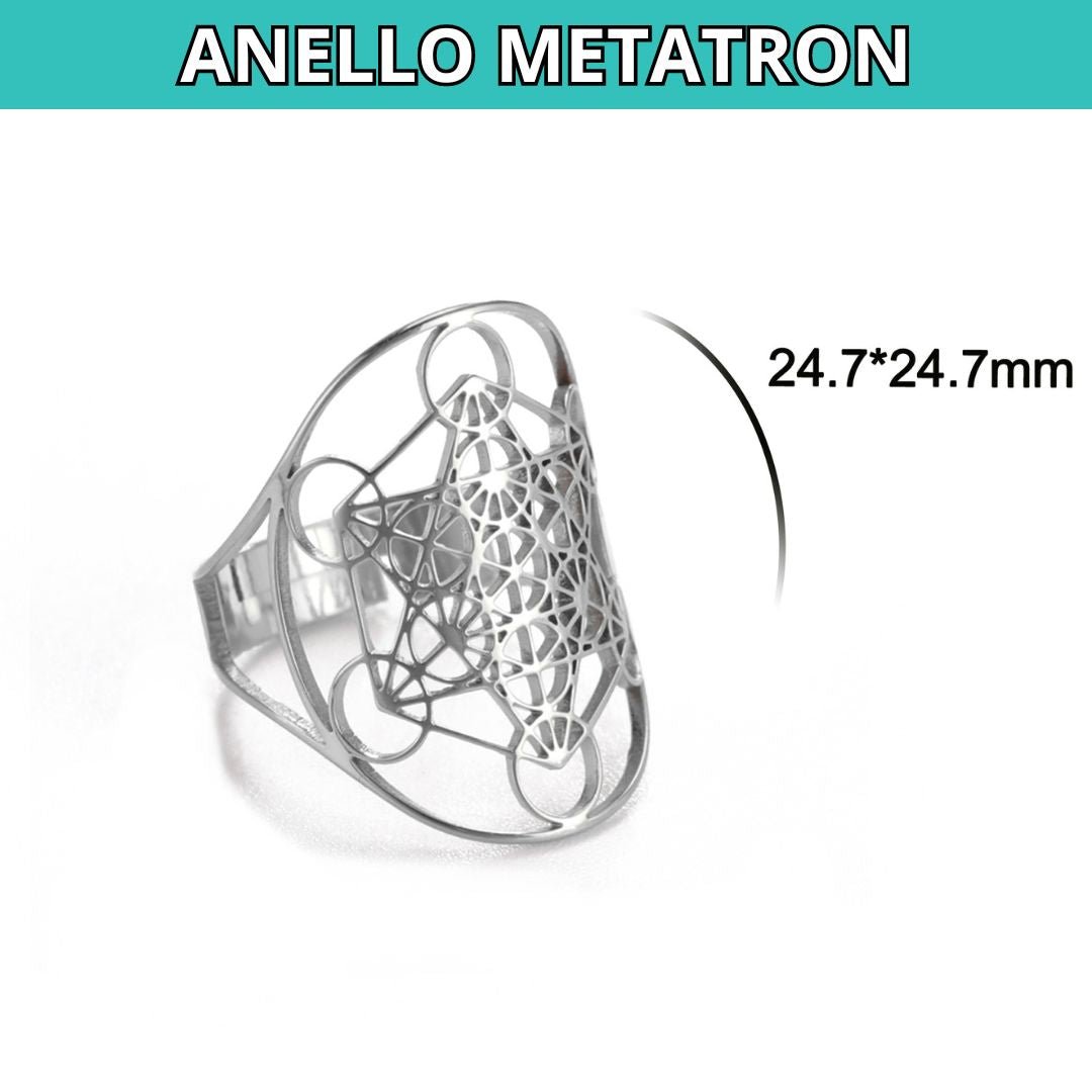 Anello Regolabile Cubo di Metatron - Zen Home (17709912)