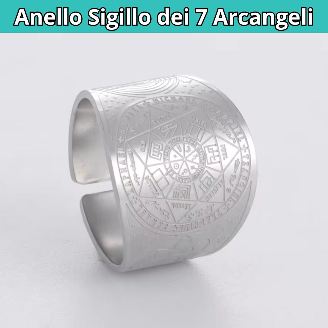 Anello regolabile Sigillo dei 7 Arcangeli - Zen Home