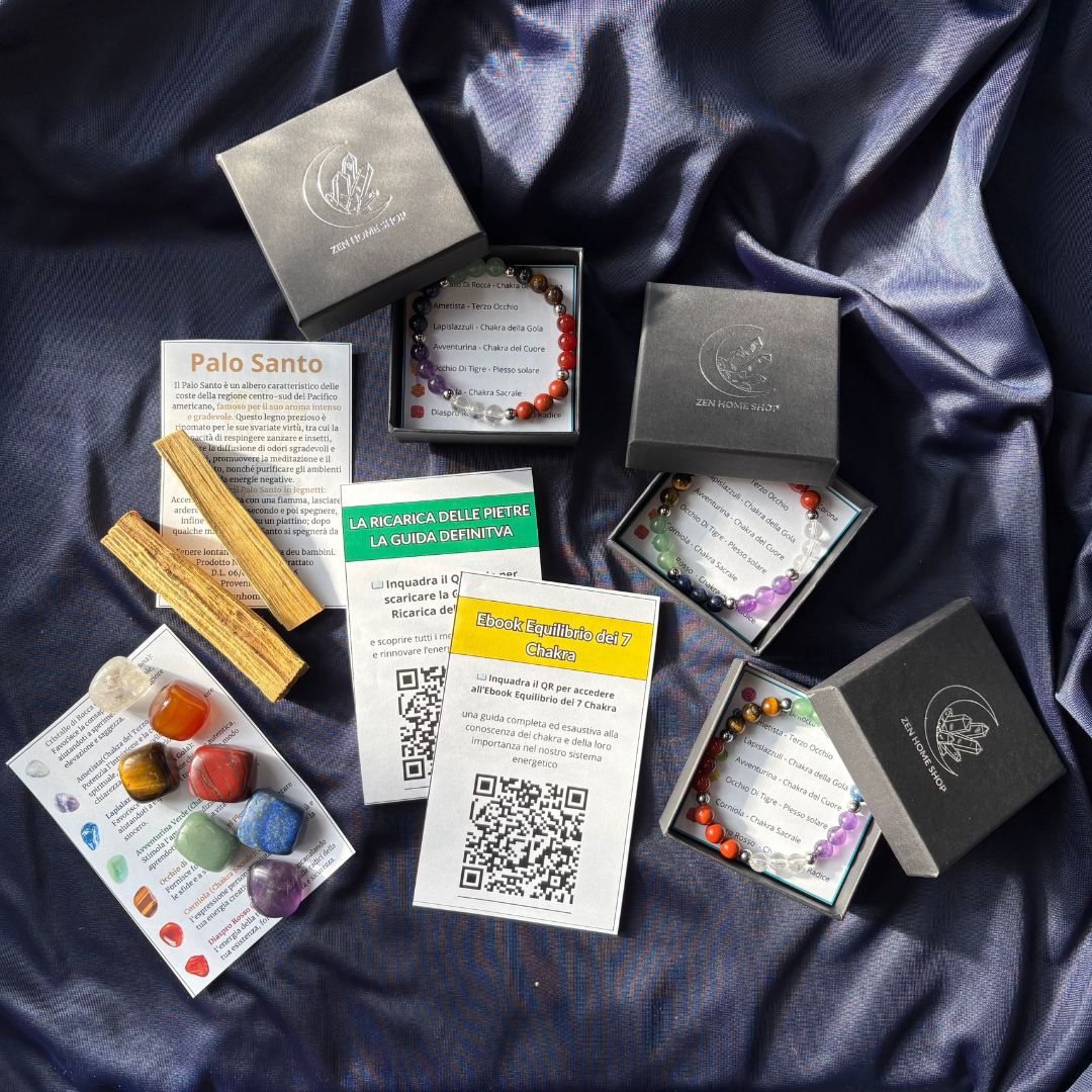 Box Bracciale Elastico 7 Chakra - Zen Home