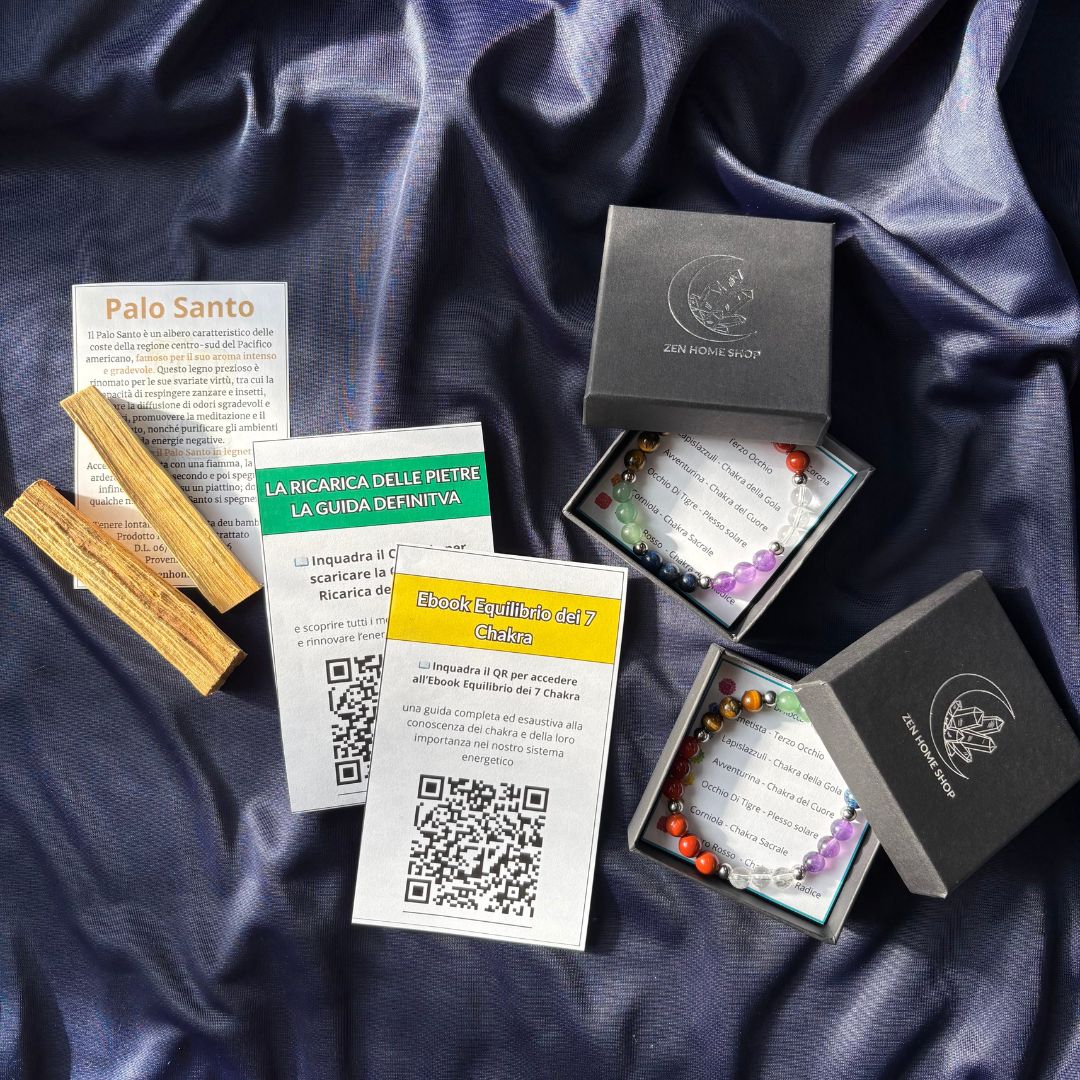 Box Bracciale Elastico 7 Chakra - Zen Home