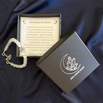 Bracciale Fiore con pietra naturale da 6mm - Zen Home