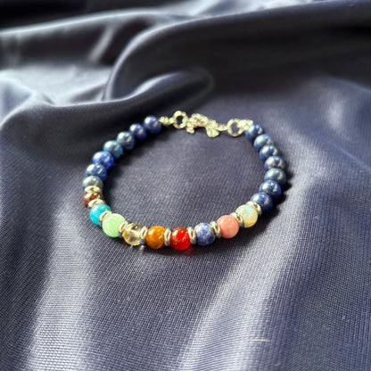 Bracciale Sistema Solare con Pietre Naturali e Lapislazzuli – Universo e Pianeti - Zen Home