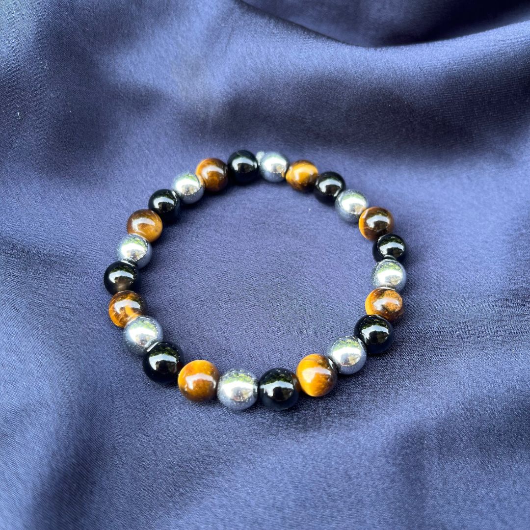 Bracciale Tripla Energia Naturale in acciaio inossidabile - Zen Home