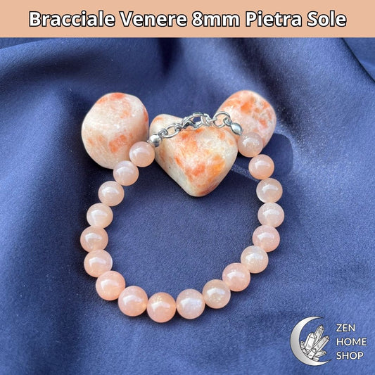 Bracciale Venere da 8 mm - PIETRA DEL SOLE - Zen Home