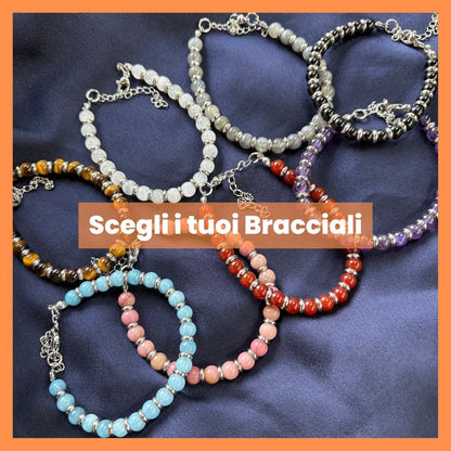 💎 Bracciali Saturno: Scegli la Tua Pietra - Zen Home