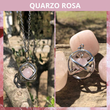 Ciondolo Genesa Con Pietra Naturale - Zen Home