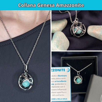 Ciondolo Genesa Con Pietra Naturale - Zen Home