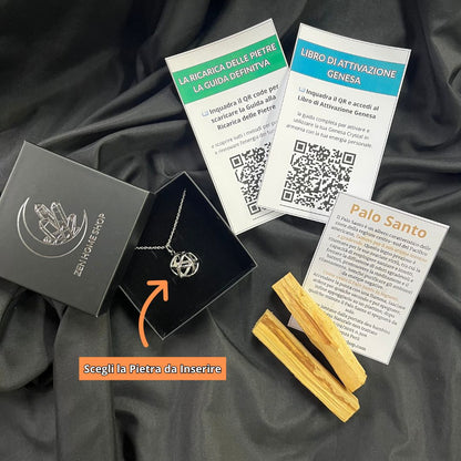 Ciondolo Genesa Con Pietra Naturale - Zen Home