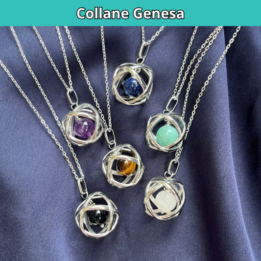 Ciondolo Genesa Con Pietra Naturale - Zen Home