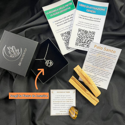 Ciondolo Genesa Con Pietra Naturale - Zen Home