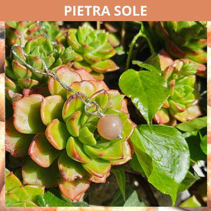 Collana Argento 925 con perla in pietra naturale da 10mm - Zen Home