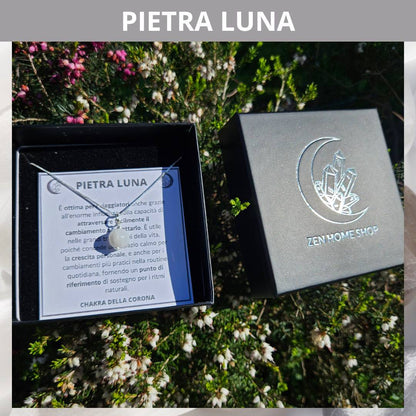 Collana Argento 925 con perla in pietra naturale da 10mm - Zen Home