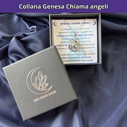 Collana ciondolo Genesa Chiama Angeli - Acciaio Inox - Zen Home
