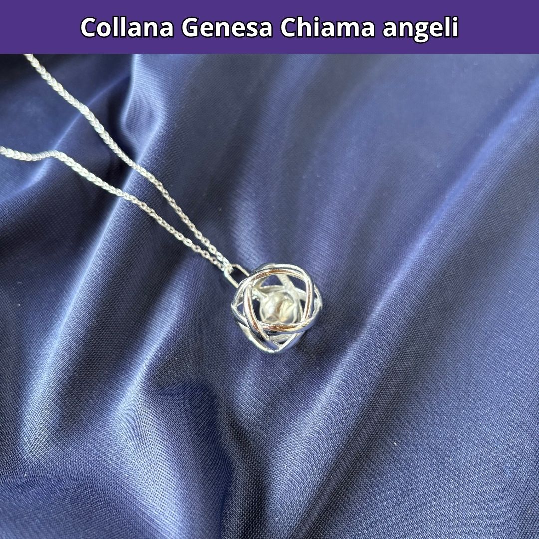 Collana ciondolo Genesa Chiama Angeli - Acciaio Inox - Zen Home
