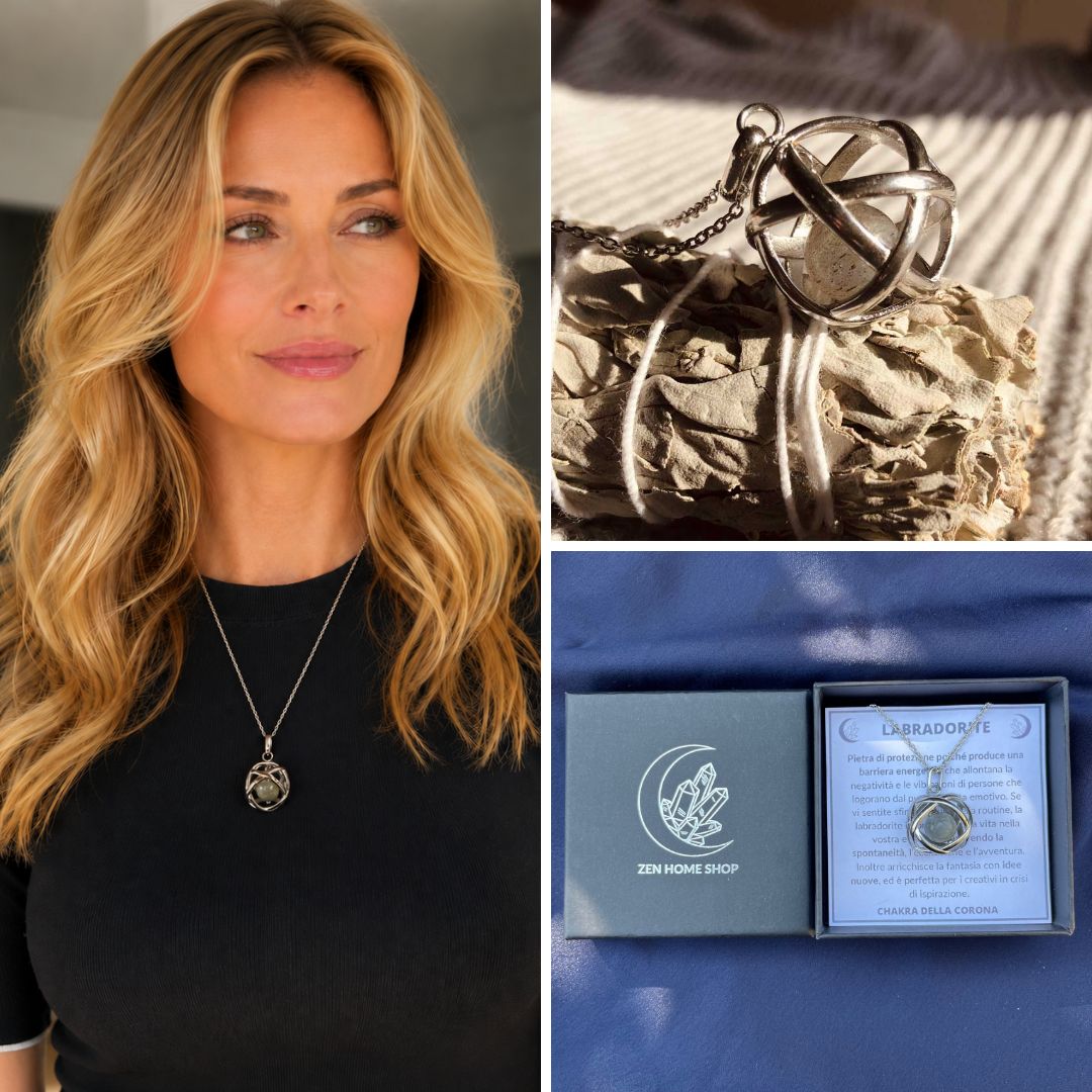 Collana ciondolo Genesa Con Pietra Naturale - Zen Home
