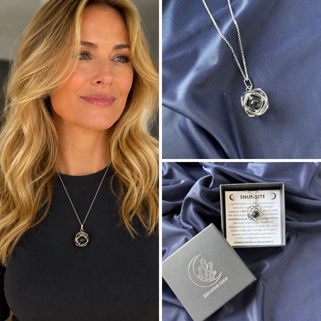 Collana ciondolo Genesa Con Pietra Naturale - Zen Home