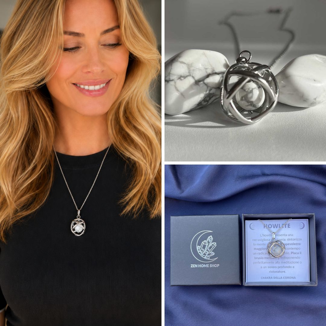 Collana ciondolo Genesa Con Pietra Naturale - Zen Home