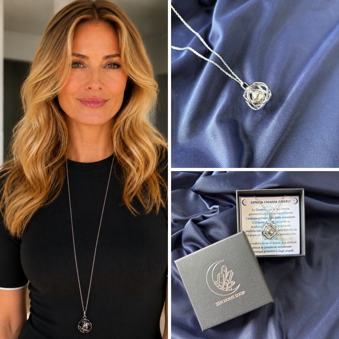 Collana ciondolo Genesa Con Pietra Naturale - Zen Home