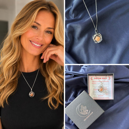 Collana ciondolo Genesa Con Pietra Naturale - Zen Home