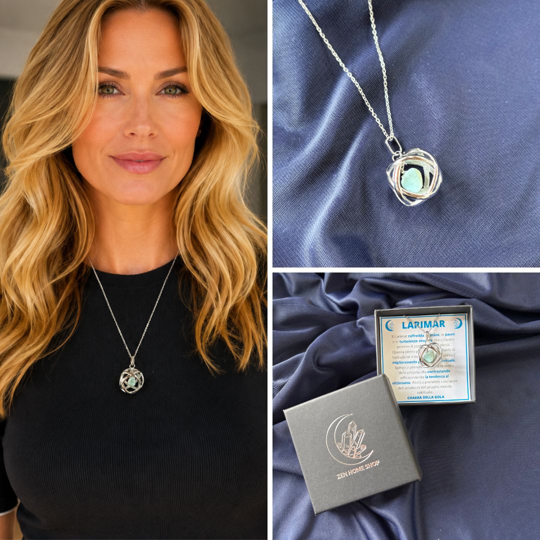 Collana ciondolo Genesa Con Pietra Naturale - Zen Home
