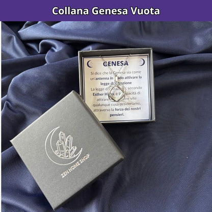 Collana ciondolo Genesa Vuota - Acciaio Inox - Zen Home