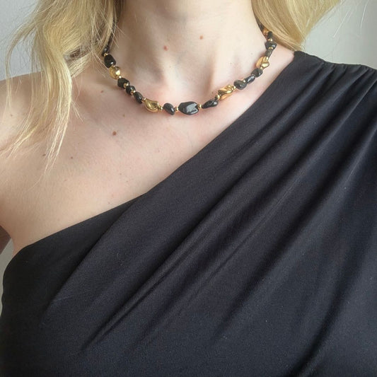 Collana Luce Pietra Naturale Tormalina Nera - Zen Home
