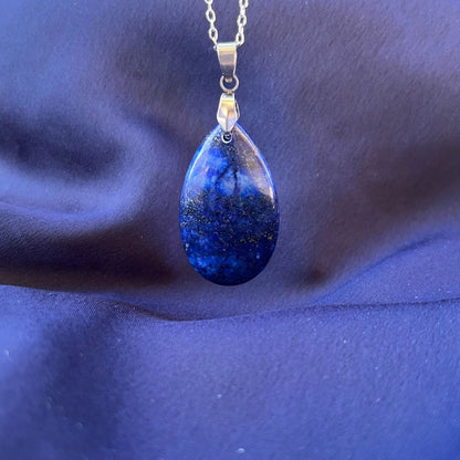 Collana pietra naturale petalo in Lapislazzuli - Zen Home