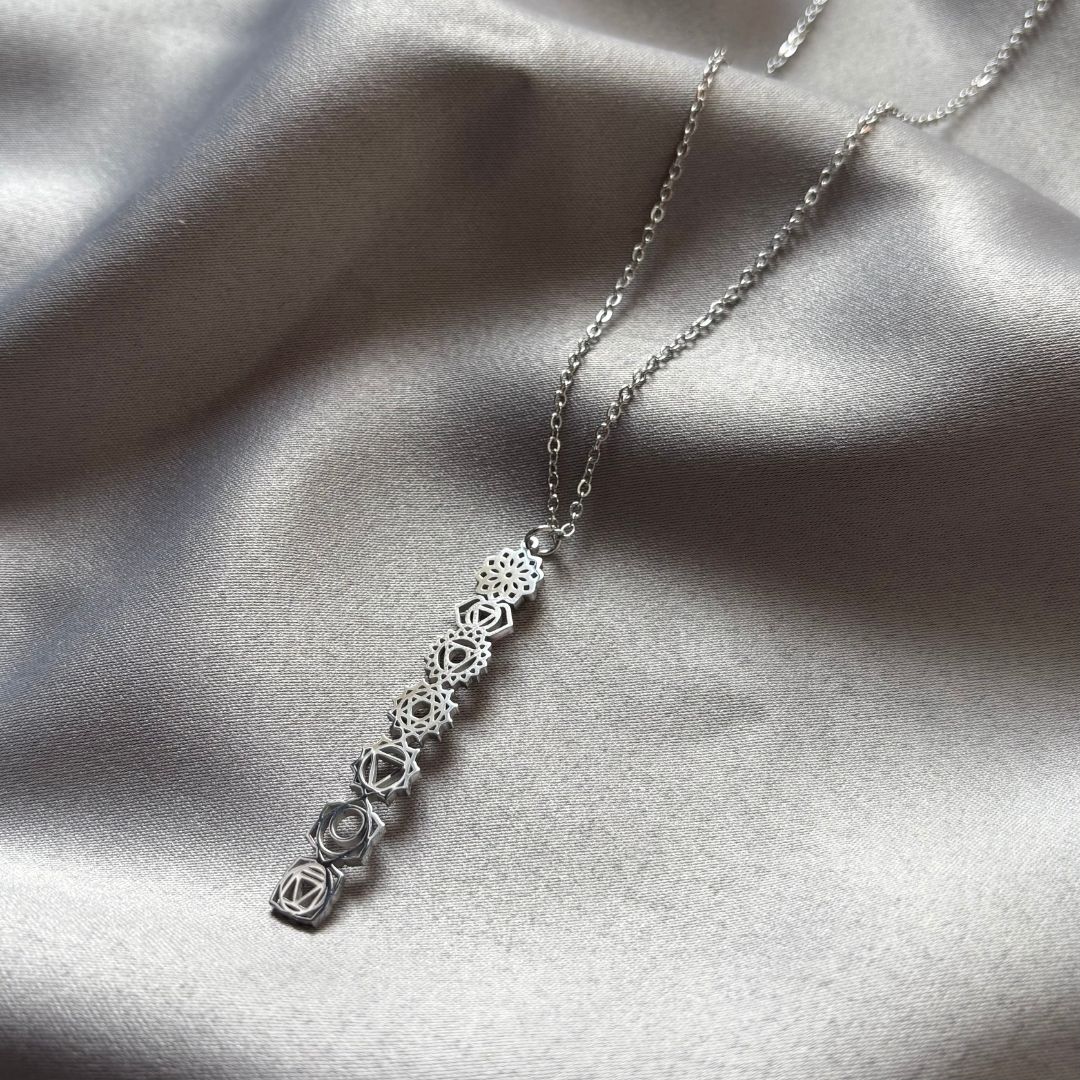 Collana Regolabile 7 chakra (Acciaio Inossidabile) - Zen Home