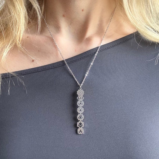 Collana Regolabile 7 chakra (Acciaio Inossidabile) - Zen Home