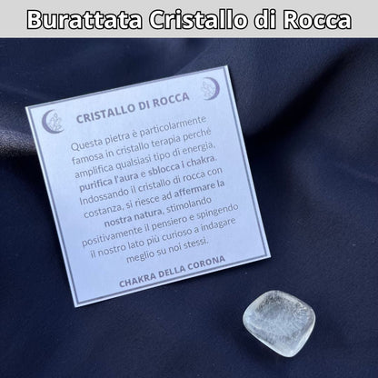 Cristallo di Rocca - Pietra naturale burattata - Zen Home