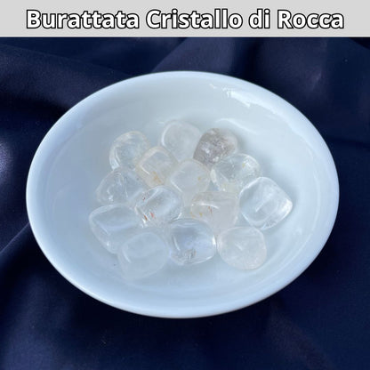 Cristallo di Rocca - Pietra naturale burattata - Zen Home