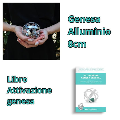 Genesa Crystal grande in alluminio misura 8cm 16cm 24cm e 32 cm - Zen Home