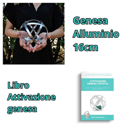 Genesa Crystal grande in alluminio misura 8cm 16cm 24cm e 32 cm - Zen Home