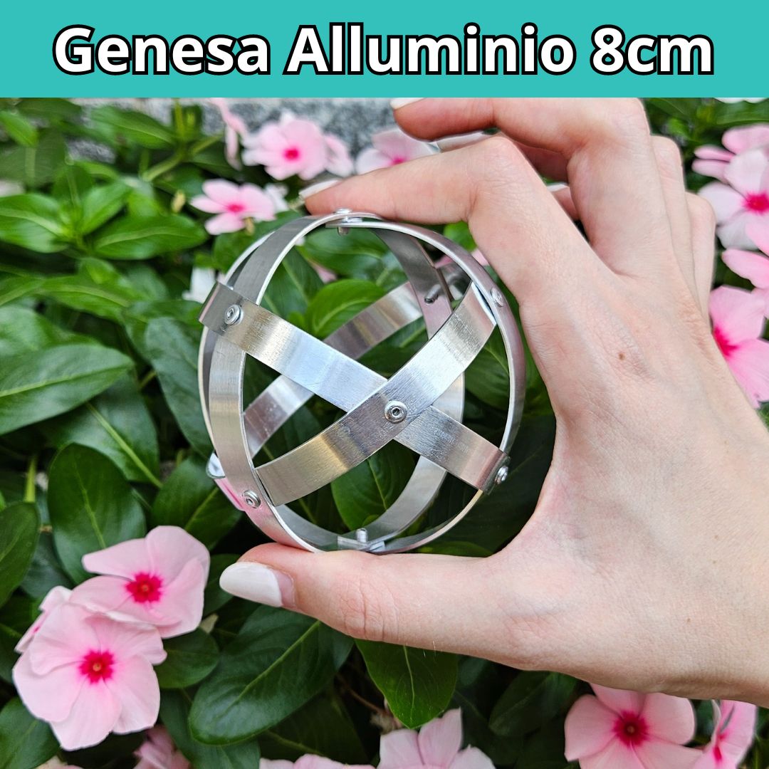 Genesa Crystal grande in alluminio misura 8cm 16cm 24cm e 32 cm - Zen Home