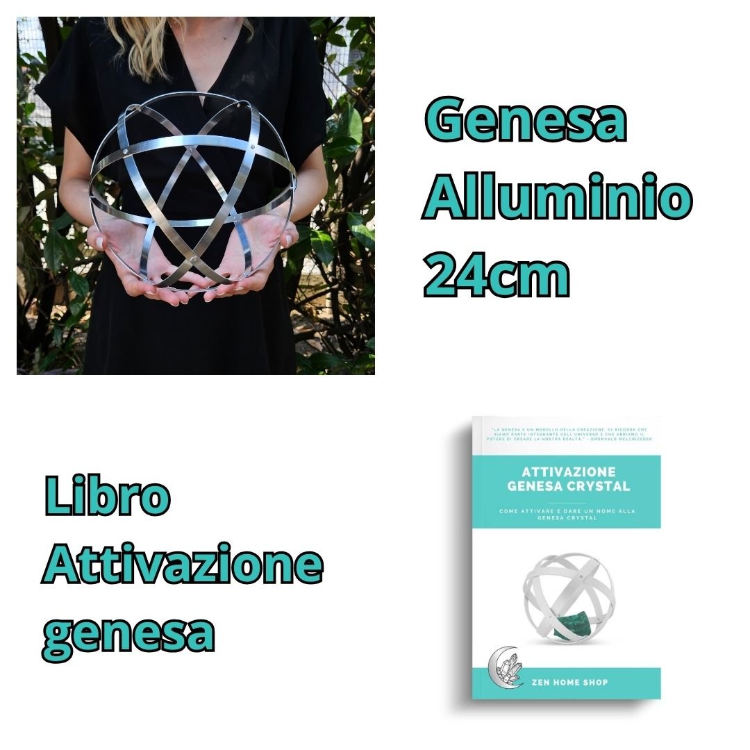 Genesa Crystal grande in alluminio misura 8cm 16cm 24cm e 32 cm - Zen Home