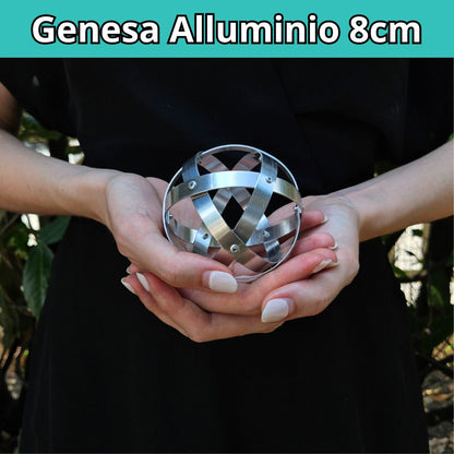 Genesa Crystal grande in alluminio misura 8cm 16cm 24cm e 32 cm - Zen Home