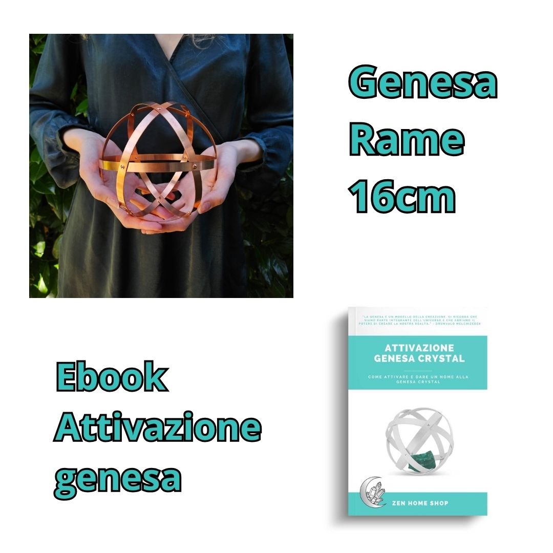 Genesa Crystal grande in rame misura 8cm 16cm 24cm e 32 cm - Zen Home