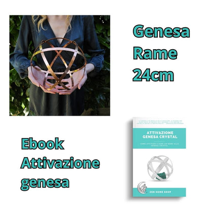 Genesa Crystal grande in rame misura 8cm 16cm 24cm e 32 cm - Zen Home