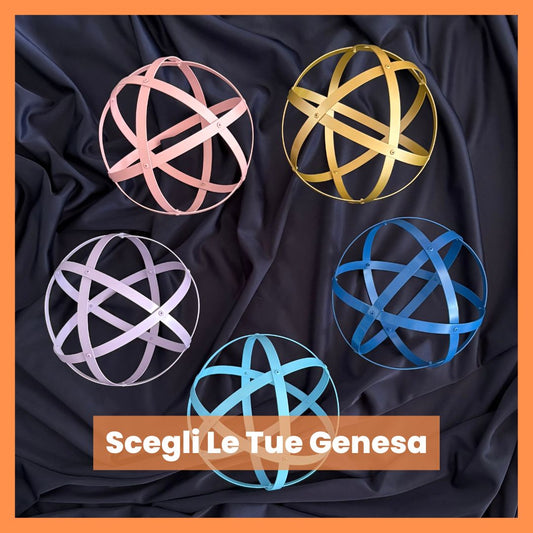 Genesa in alluminio colorata da 16cm - Zen Home