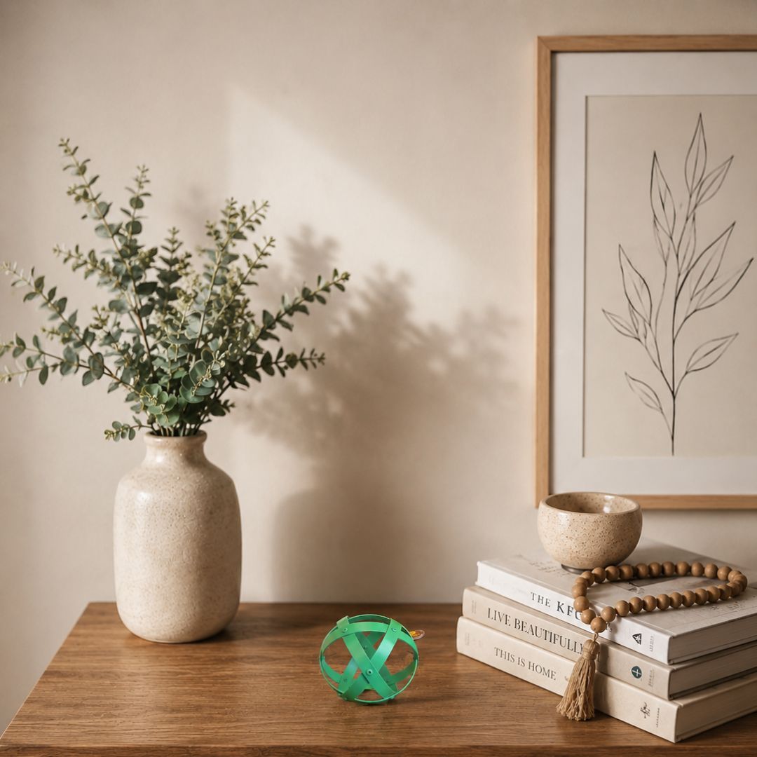 Genesa in alluminio colorata da 8cm - Verde - Zen Home