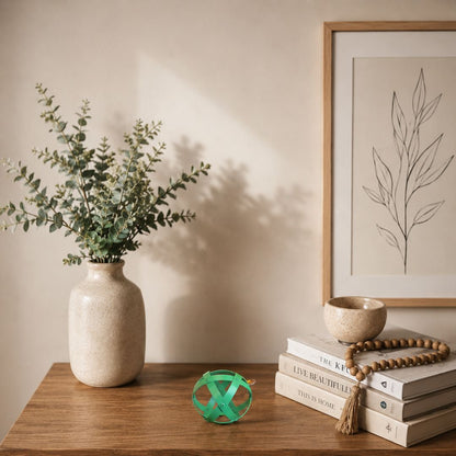 Genesa in alluminio colorata da 8cm - Verde - Zen Home