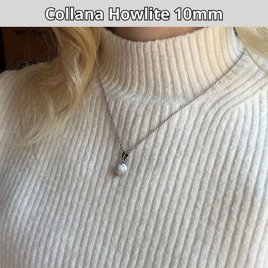 HOWLITE 10mm - Collana regolabile in acciaio - Zen Home