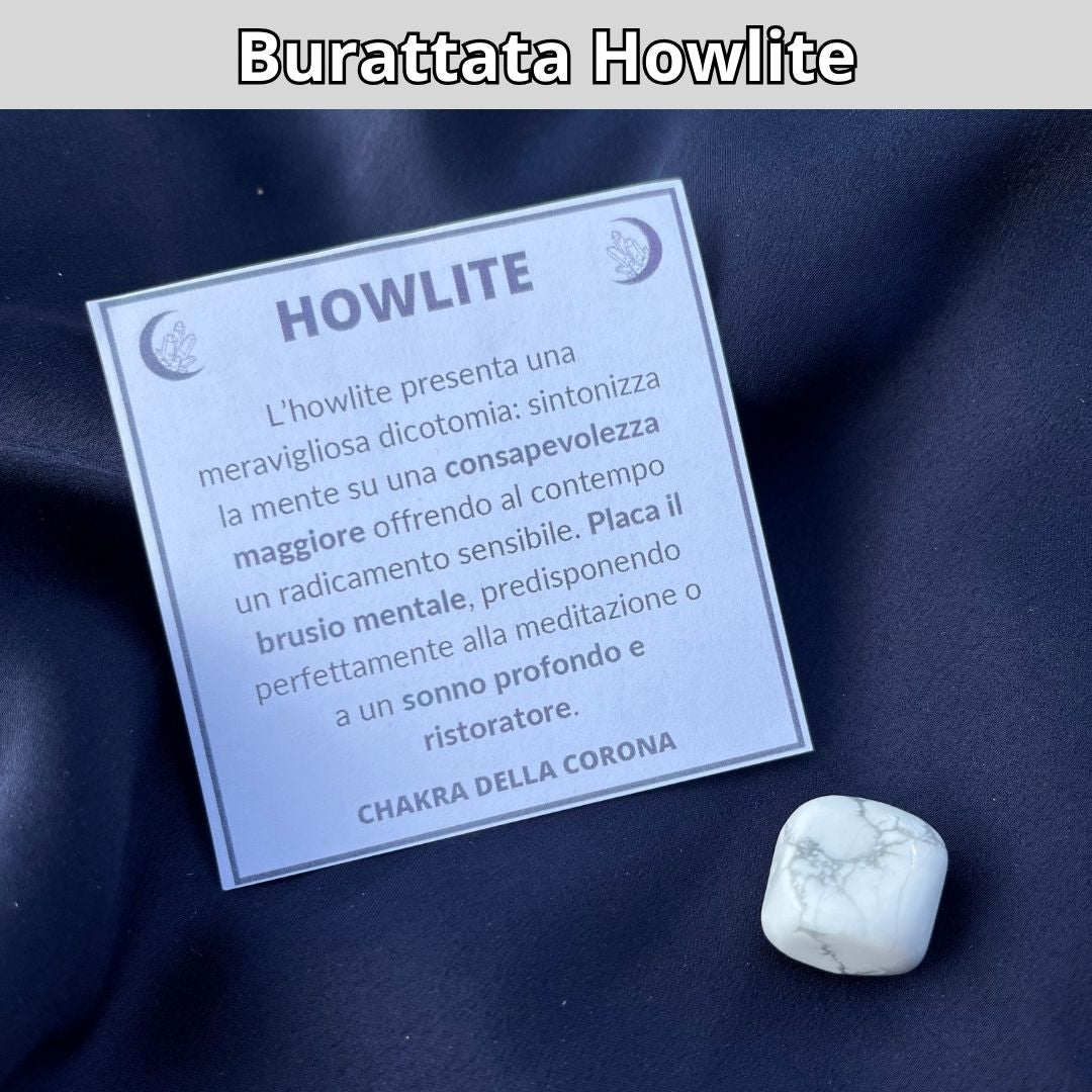 HOWLITE - Pietra naturale burattata - Zen Home