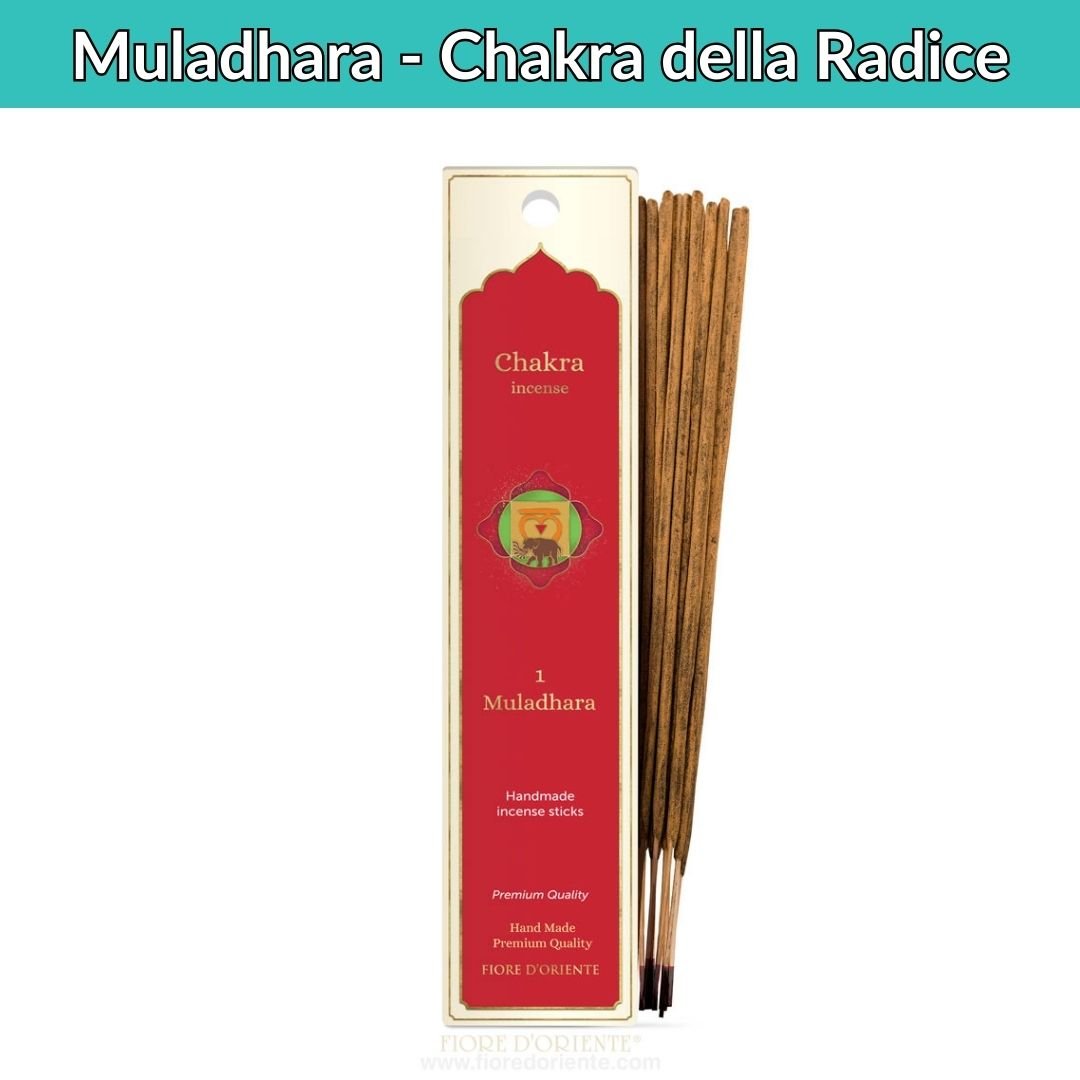 Incenso Naturale primo chakra Muladhara 20 stick (40g) - Zen Home