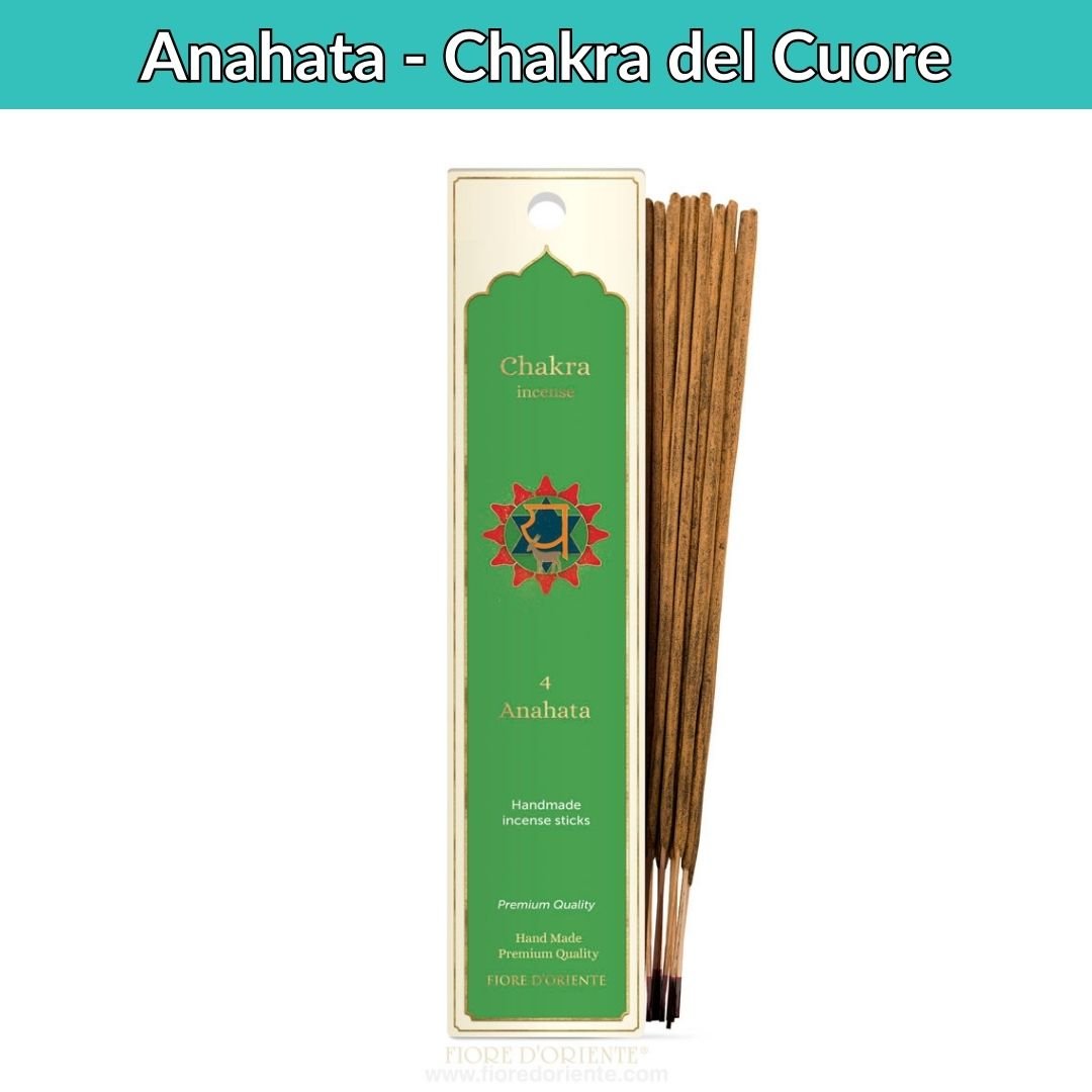 Incenso Naturale quarto chakra Anahata 20 stick (40g) - Zen Home