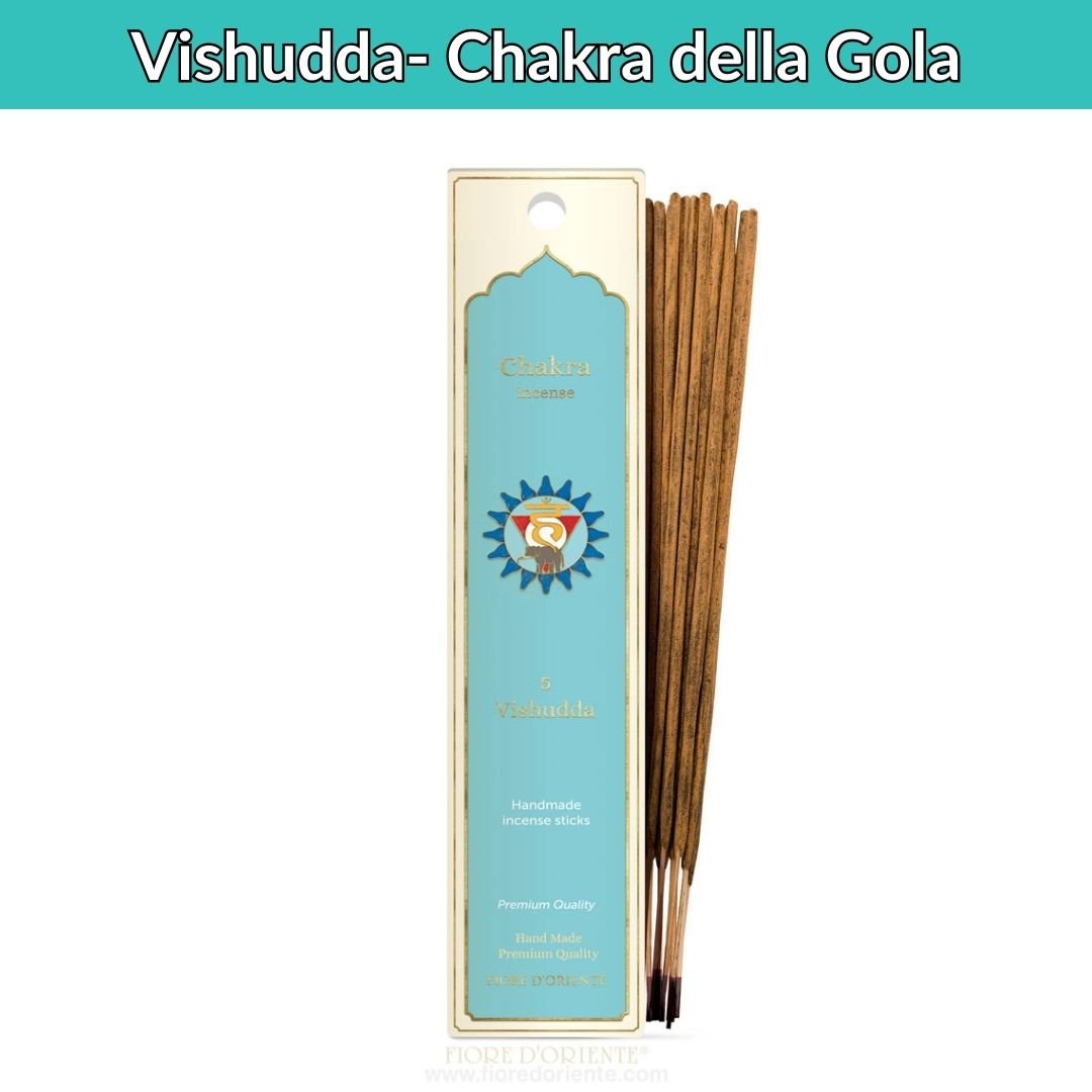 Incenso Naturale quinto chakra Vishudda 20 stick (40g) - Zen Home