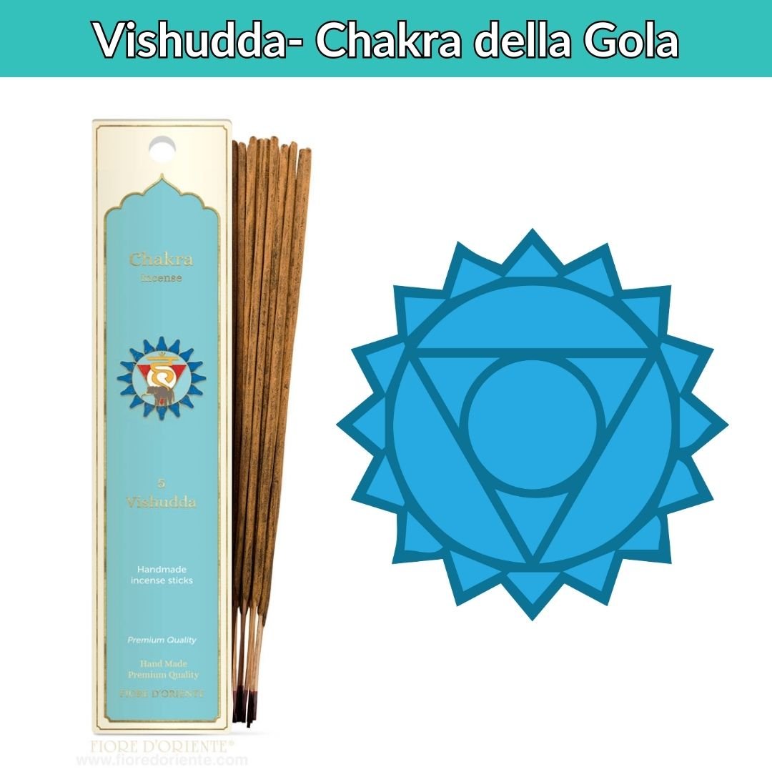 Incenso Naturale quinto chakra Vishudda 20 stick (40g) - Zen Home