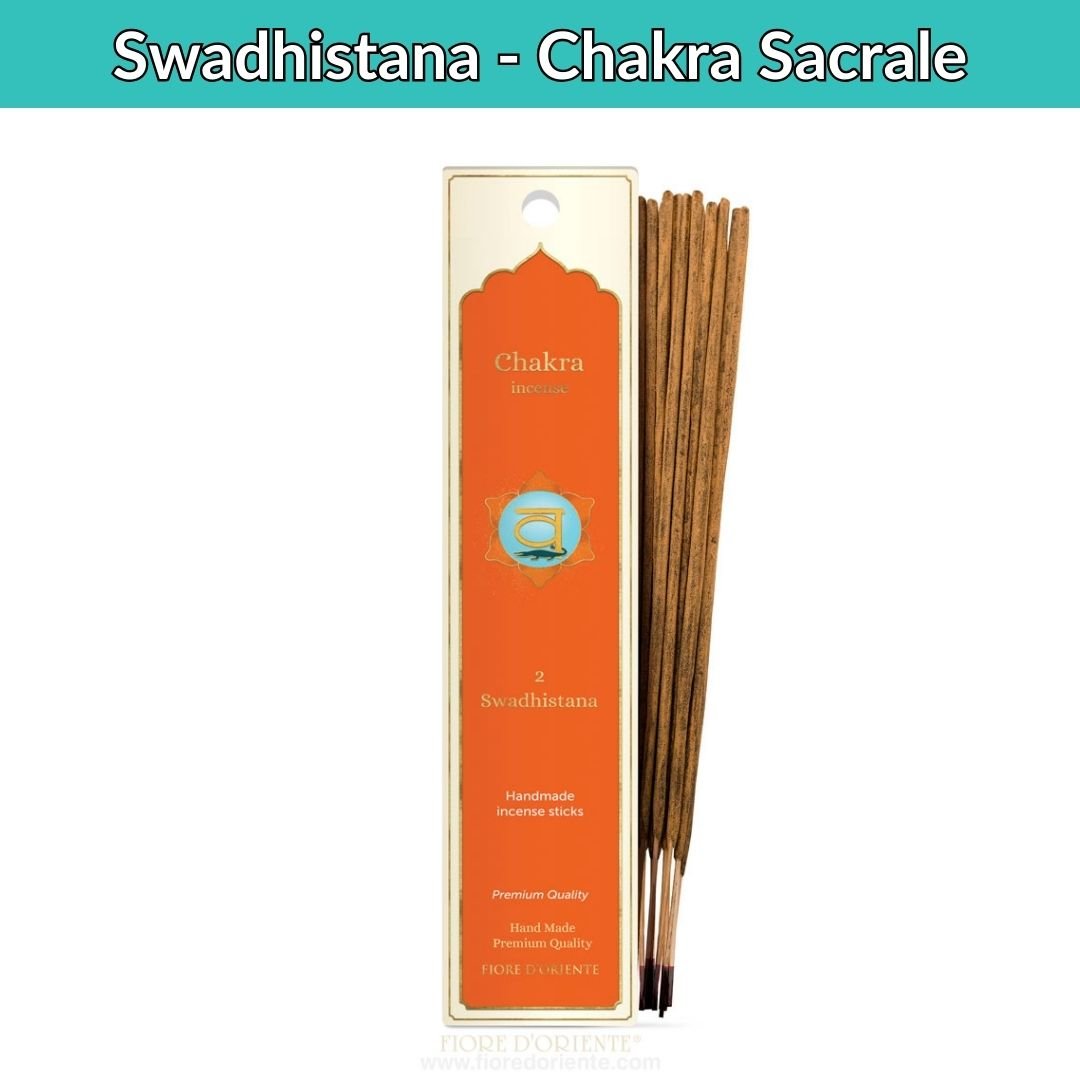 Incenso Naturale secondo chakra Swadhistana 20 stick (40g) - Zen Home