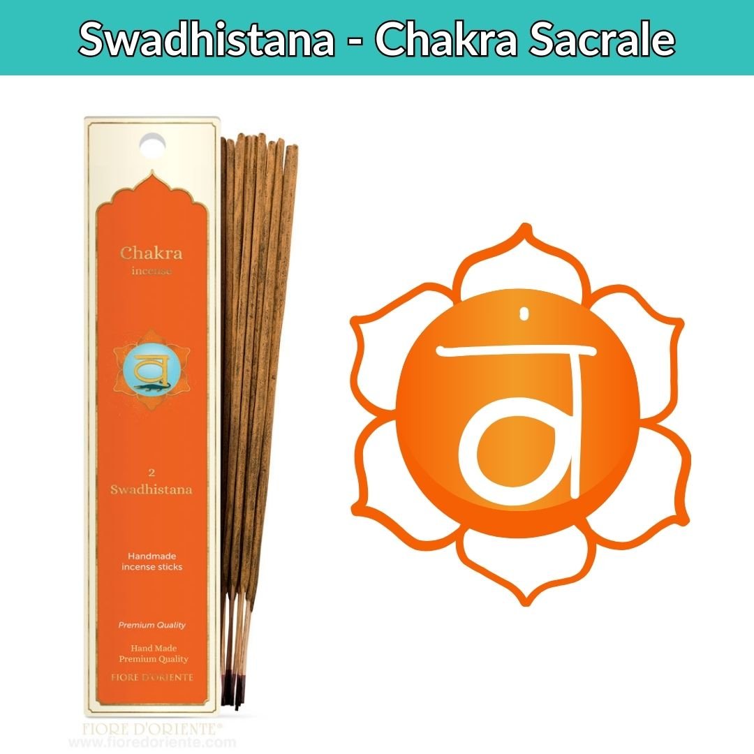 Incenso Naturale secondo chakra Swadhistana 20 stick (40g) - Zen Home